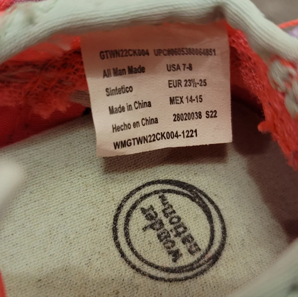 Wonder Nation Toddler Girls Size 7/8 Pink Mesh Water Shoes Swimming Pool Beach